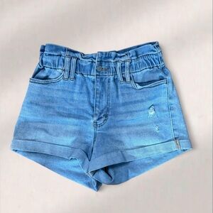 Cello Light Blue Jean Shorts